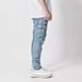 Men's Clothing Men's Slim Fit Cargo Jeans With Side Pockets - Stretch Denim Pants For Streetwear & Casual Style (Black, Light Blue, Light Grey)_viptrois.com