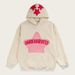 Men's Retro Fleece Hoodie With Spray Print & Towel Embroidery, Streetwear Pullover, Loose Fit, Trendy Design, Unisex Casual Sweatshirt_viptrois.com
