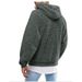 2025 Autumn Winter Fleece Lined Hooded Men's Sweatshirt_viptrois.com