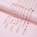 Natural Glasses Garnet Tourmaline Crushed Stone Neck Anti-Slip Mask Chain Anti-Lost Lanyard_viptrois.com