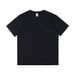 A Man In A Pure Cotton Short-sleeved T-shirt, A Loose And Casual Round-neck Solid-color Base Shirt_viptrois.com