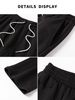 Men's Raglan Sleeve Color Block Hoodie And Joggers Set, Loose Fit Streetwear Tracksuit Hong Kong Style Sportswear For Casual Wear_viptrois.com