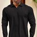 Men's Thermal Polo Shirt Long Sleeve Winter Outdoor Sports Top Soft Fleece-Lined Comfort Fit Fashion Trends_viptrois.com