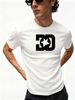 3 Pack Men's Oversized T-Shirts, 100% Cotton Crew Neck Casual Tees, Relaxed Fit Minimal Star Monogram Print Design, Black White Grey_viptrois.com