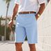Men's Casual Sports Elastic Shorts Slim Fit Five Point Pants Business Tight Fitting Bottoms_viptrois.com