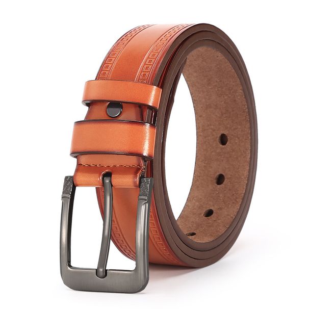 Men's Belts Men's Pin Buckle Belt Fashion Casual Retro Belt Men's Belt Trouser Belt_viptrois.com