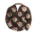 Pure Autumn Winter 2025 Digital Print Christmas New Fleece M's Sweatshirt Stand Collar Half Zip Long Sleeve Hley Jacket_viptrois.com
