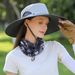 Women's 12CM Wide Brim Sun Hat - UPF 50+ Full Face & Neck Protection For Hiking & Travel (Summer Outdoor Essential)_viptrois.com
