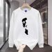 Simple Letter Printed Long Sleeved T-shirt For Boys 2024 New Trendy Brand Slim Fit Autumn/winter Base Shirt_viptrois.com
