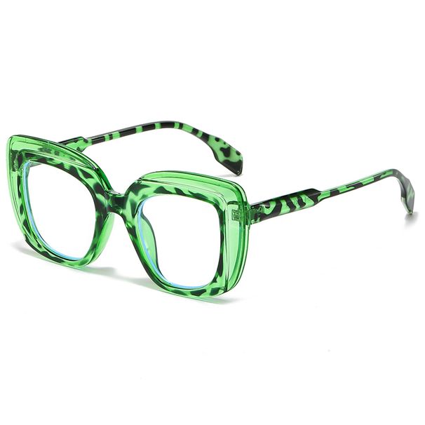 Men's Sunglasses Fashion Color Matching Large Frame Sunglasses Uv400 Cross Border Personality Cat Eye Ladies Fashion All Match New Style_viptrois.com