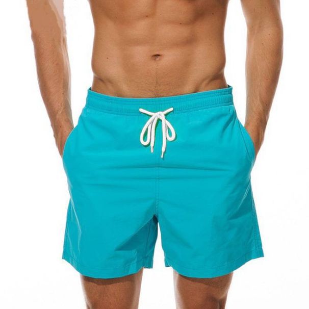 Men's Sports Leisure Solid Color Four-Quarter Shorts Breathable Lotus Leaf Style 3D Men's Beach Pants_viptrois.com