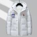 Men's Clothing 25 New Autumn And Winter High-quality Embroidered Chest Label Loose Detachable Hooded Warm Thickened Cotton Jacket_viptrois.com