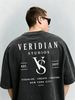 Men's Clothing Heavy Washed Cotton Short Sleeved T Shirt Casual Trend Unisex Summer Ins Black Round Neck Top Trendy Versatile Half Sleeve_viptrois.com