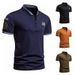 2025d 2025 Summer New Men's Casual Loose Polo Shirt Plus Size Turn-down Collar Short Sleeve T-shirt_viptrois.com