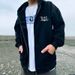 Loom Streetwear Plus Size Men's Clothing Oversized European And American Hip Hop Hooded Zipper Cardigan Sweatshirt Jacket_viptrois.com