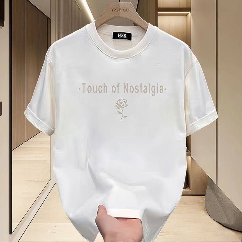2025 summer loose men and women pullover 100% cotton short sleeve T-shirt_viptrois.com