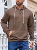 Men's Heavyweight Jacquard Hoodie – Button-Down Long Sleeve Sweatshirt For Autumn & Winter_viptrois.com