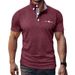 Men's New Summer Plaid Short-sleeved Top_viptrois.com