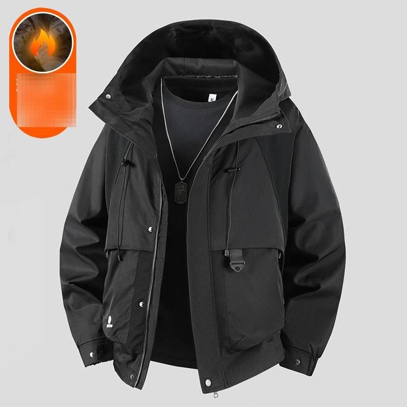 Men’s Plus Size Lightweight Cotton Padded Jacket – Spring & Autumn Casual Coat, Loose Fit, Comfortable & Stylish (4XL-11XL, Up To 370 Lbs)_viptrois.com