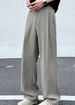 Men's Clothing Men's Casual Flared Trousers, Stylish Drape, New Spring And Autumn Style, Versatile Straight Leg Suit Trousers._viptrois.com