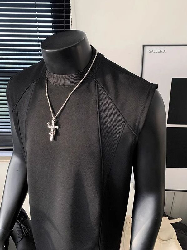Men's Summer Cooling Sleeveless Tank Tops, American Cutoff Muscle Tees, Breathable Athletic Workout Sports Vests_viptrois.com