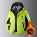 Men's Jacket Jacket Tooling Casual Outdoor Hooded Fleece Jacket Men's Jacket_viptrois.com