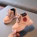 Child's shoes Autumn and winter new children's shoes Girls baby boots Small yellow boots boys casual ankle boots_viptrois.com