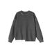 Autumn And Winter Sweater Men's Round Neck Casual Loose Knit Sweater Color Blocked Sweater_viptrois.com