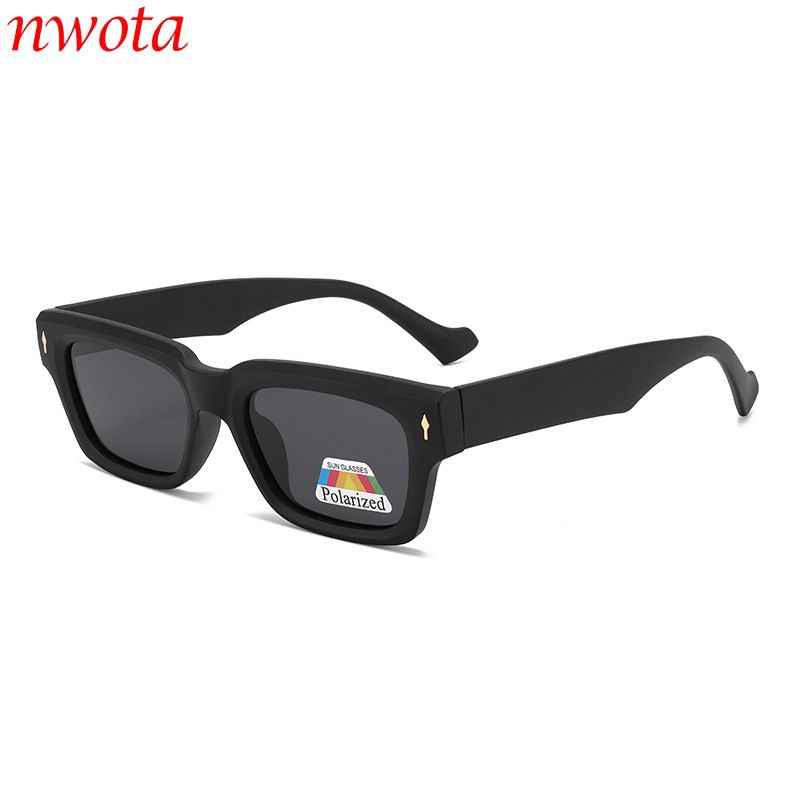 Fashion Square Frame Women's Polarized Sunglasses Rice Nail Design Fashionable And Simple High End Sense T1294_viptrois.com