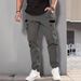 Cross Border European Size Straight Overalls Men's Pants 2025 Summer Thin Hot Sale American Retro Loose Casual Pants_viptrois.com
