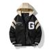Winter Baseball Jacket Men Hooded Thick Warm Cotton Padded Coat Casual Loose Fashion Winter Jacket Men Windbreakers Size L-XXXL_viptrois.com