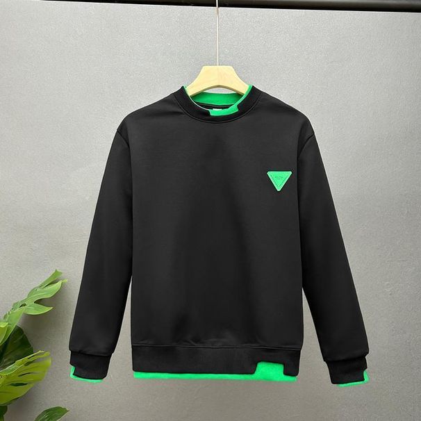 Men's Clothing 2024 Autumn Round Neck Sweater Long Sleeve Handsome Fashion Personality All-match High-end Niche Top Men_viptrois.com