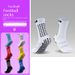 Anti-Slip Football Socks With Breathable Terry Cushion – Moisture-Wicking Mid-Calf Sports Socks For Running & Soccer_viptrois.com