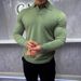 Men's Clothing New Polo Shirt Long Sleeved Men's Hot Selling Business Casual Woolen Tops_viptrois.com