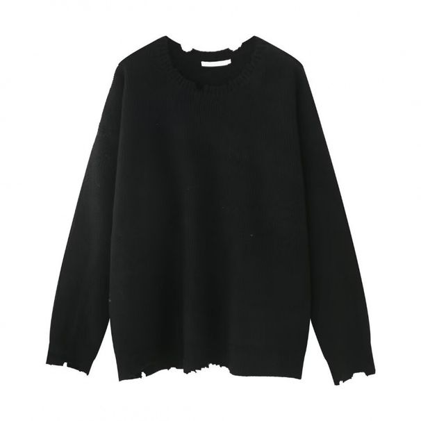 Sweater Men's Autumn And Winter Loose Fitting Inner Knit Sweater_viptrois.com