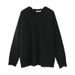 Sweater Men's Autumn And Winter Loose Fitting Inner Knit Sweater_viptrois.com