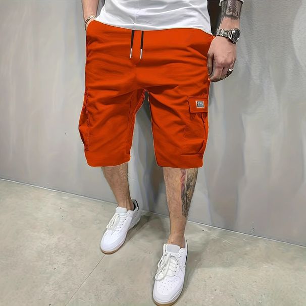 Men's Clothing Casual Shorts Men's Loose Shorts Straight Workwear Trend Men's Shorts_viptrois.com