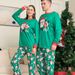 Christmas family dress Santa Claus printed family suit fashion pajamas_viptrois.com