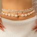 Belt 1PC Bohemian Style Vintage Fashion Resort Style Shell Rice Bead Belt Chain Starfish_viptrois.com