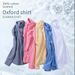 Men's Non-Iron Oxford Cotton Shirt – Breathable, Wrinkle-Free, Business Casual Slim Fit Long Sleeve Shirt For Men_viptrois.com