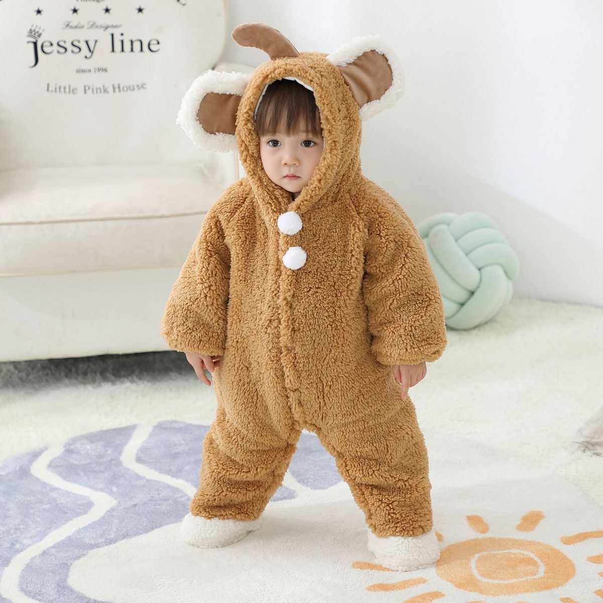 Kids'clothing Baby onesie winter foot wrap warm baby clothes outing clothes newborn clothes autumn_viptrois.com