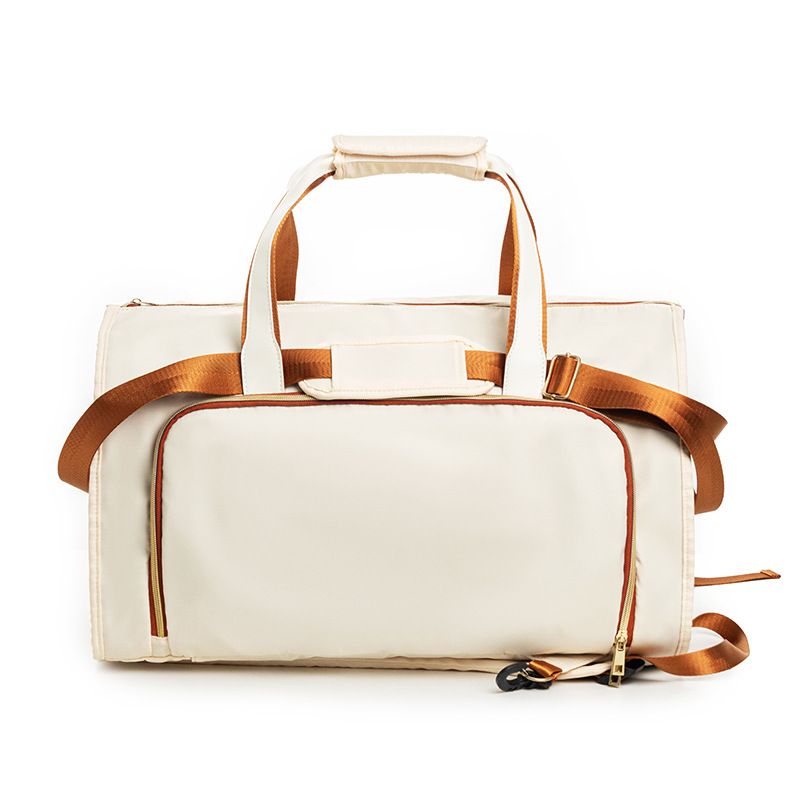 travel suit bag convertible clothing bag wear-resistant foldable storage hanging clothes bag can be cross-body and can be turned_viptrois.com