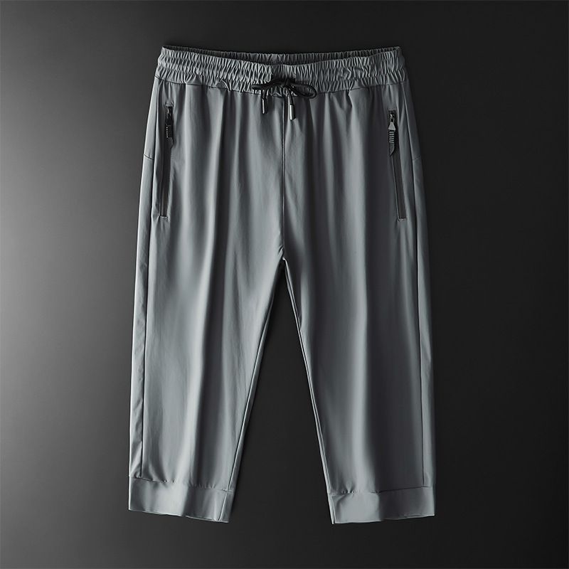 Men's Quick-Dry Airflow Pants - Loose Fit Ice Silk Joggers With Stretchy Waistband For Running, Gym & Outdoor Activities (Black/Blue/Grey, M-Xxxl)_viptrois.com