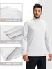 Men's Warm Wool Shirt With High Collar, Long-sleeved Sports Thermal Undershirt, Winter Running Top_viptrois.com