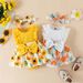 Mother Kids Summer Lace Stitching Flowers Full Print One Piece Five Color Romper Baby And Toddler Suit_viptrois.com