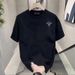 Men's Clothing sleeved T shirt for men and women, casual and versatile, loose round neck short sleeved top, large size bottoming shirt_viptrois.com