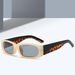 Retro Small Frame Sunglasses - Unisex Square Narrow Frame With Wide Legs (3 Sun Visor Styles, 2025 Color Matching)_viptrois.com