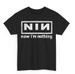 Reprint Nine Inch Nails Band Now I'm Nothing Charcoal T Shirt Mens Womens Tees Top Reprint_viptrois.com