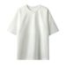 Men's Clothing New Men's Two Open Solid Color Light Plate Suede Loose Round Neck Pullover Short Sleeved T Shirt_viptrois.com