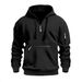 Men's Clothing Casual Sports Multi Zipper Arm Pocket Men's Sweater Pullover Hoodie Men_viptrois.com